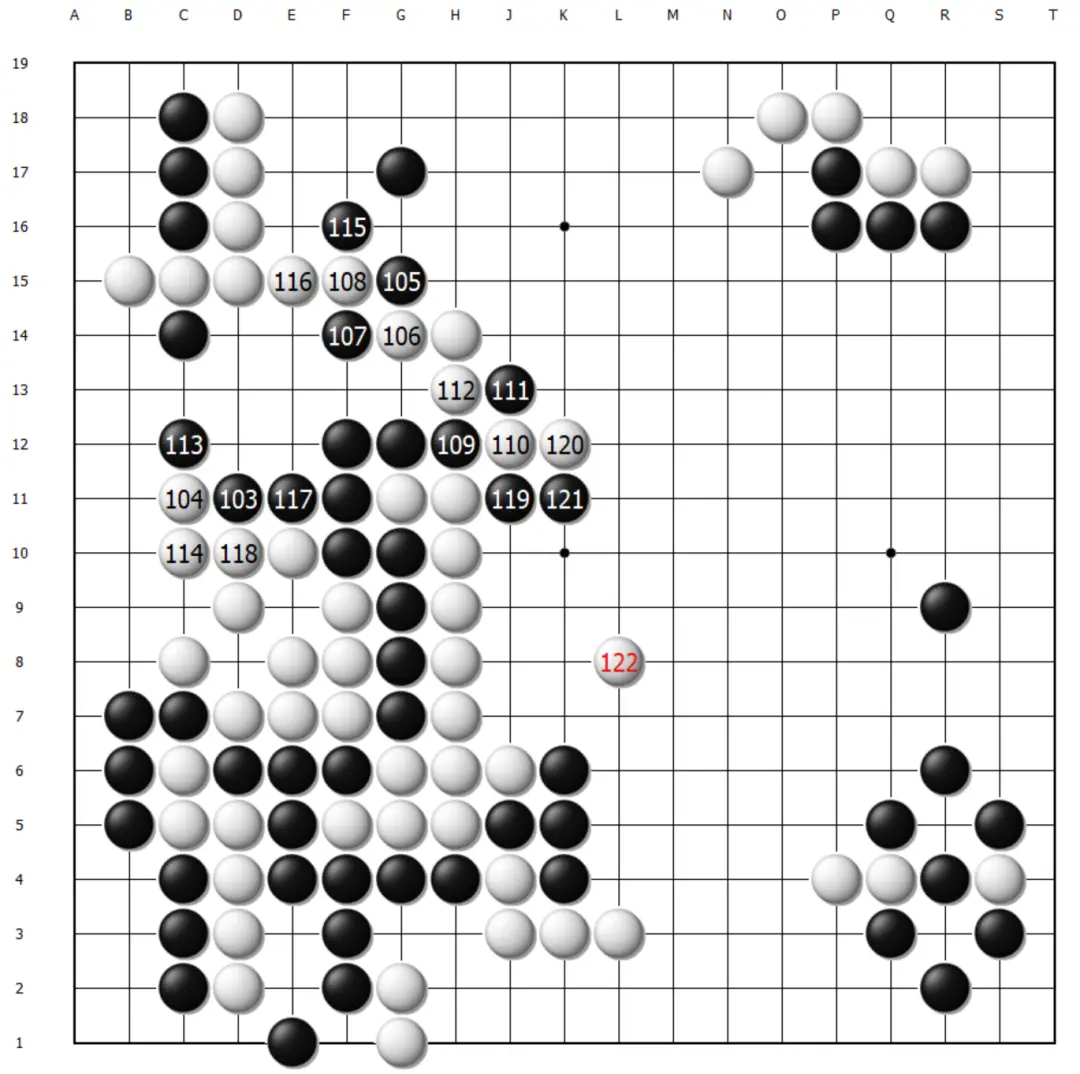 白棋并是最, 白棋只需在, 试图弃子封